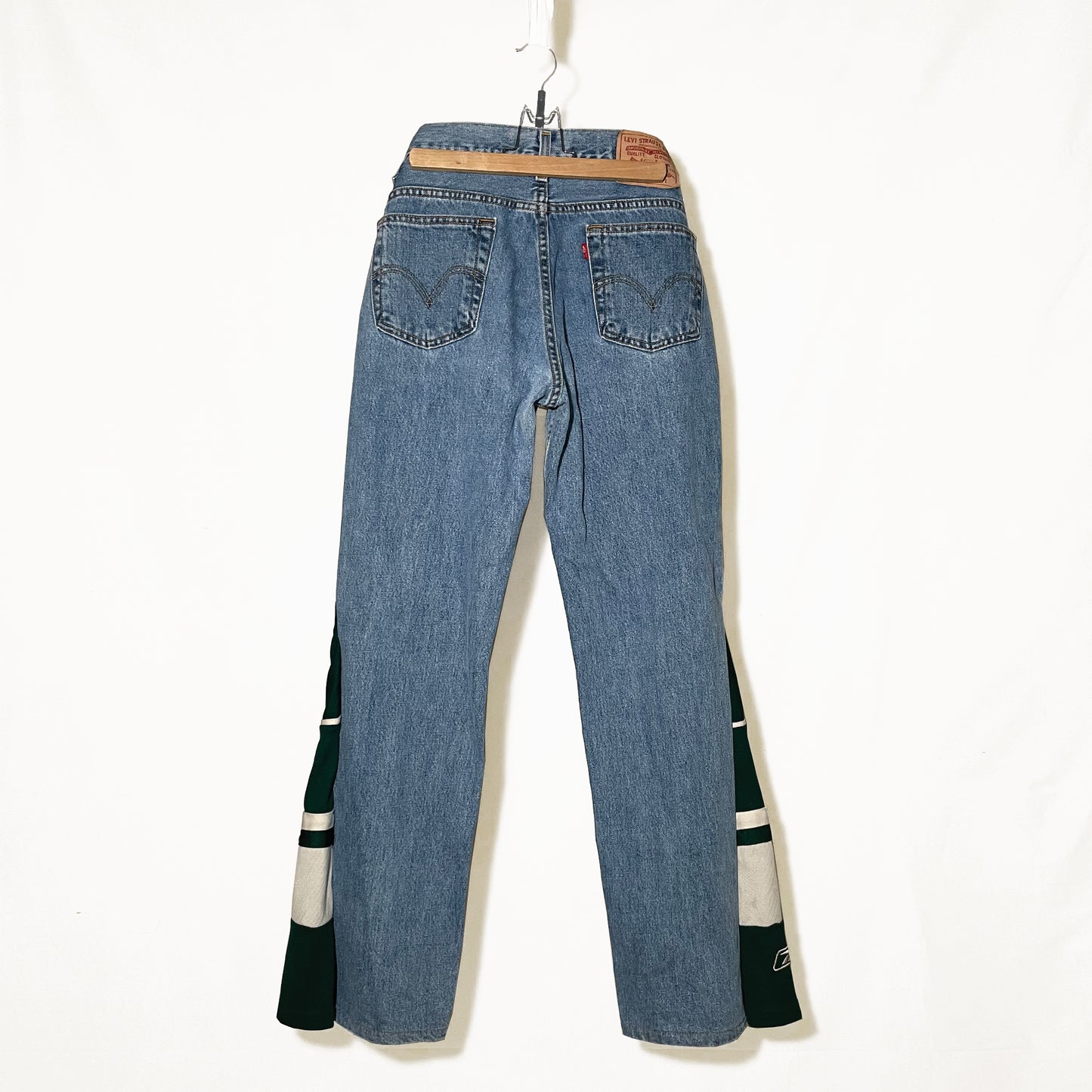 REWORKED FLARE JEANS