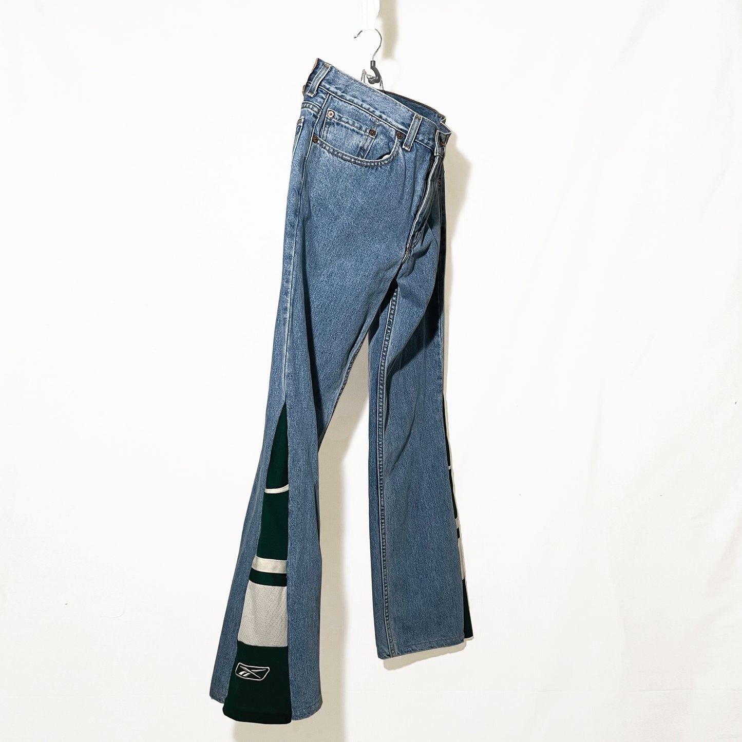 REWORKED FLARE JEANS