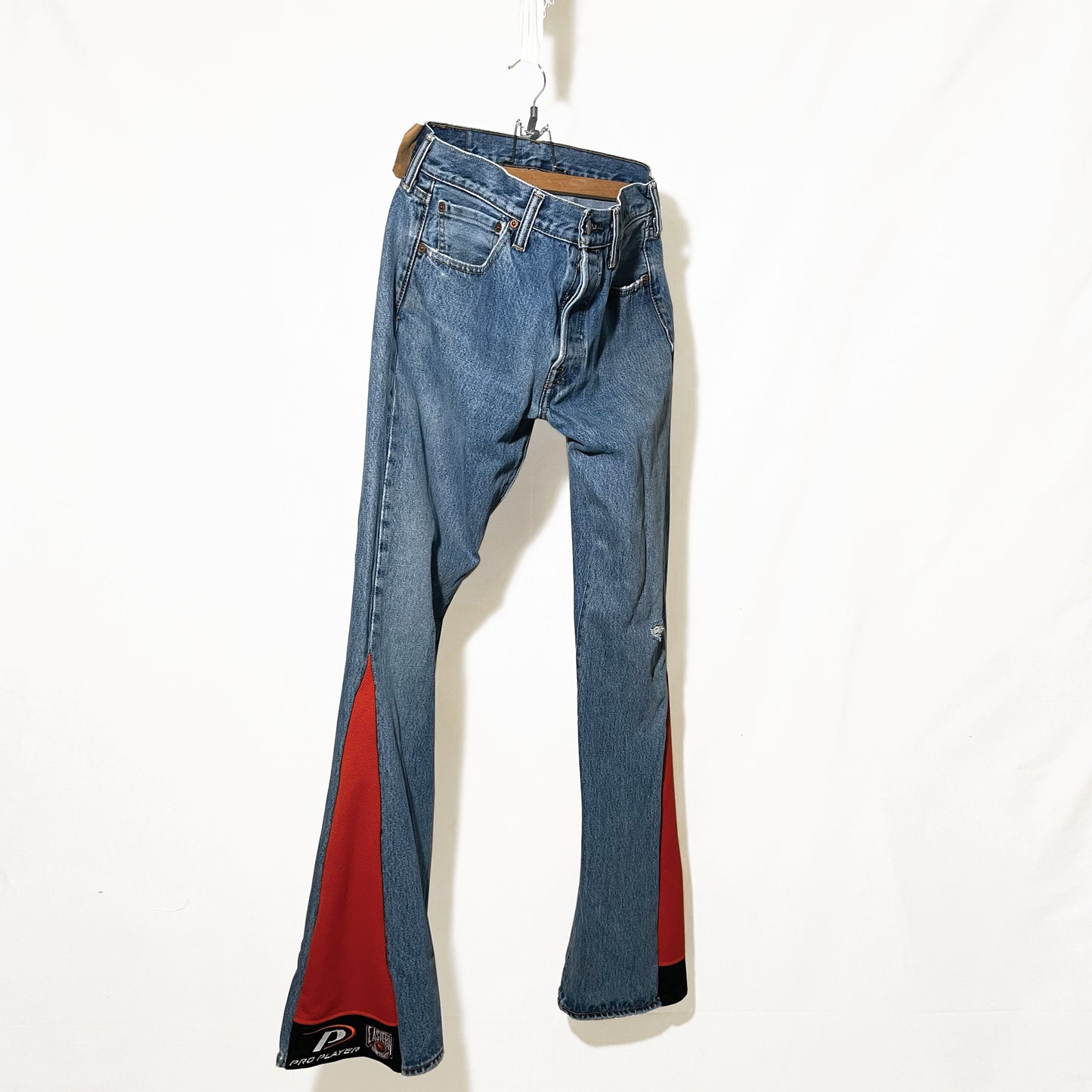 REWORKED FLARE JEANS