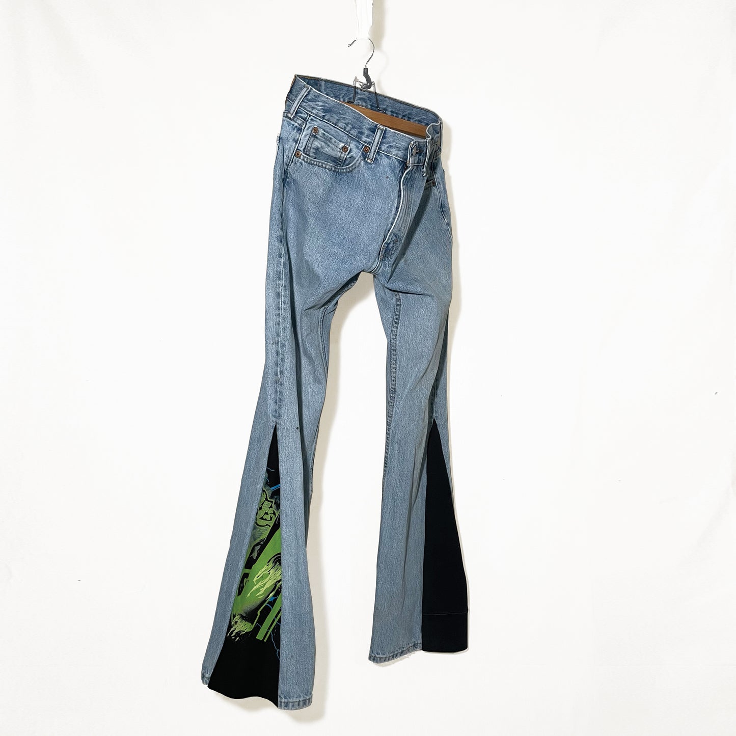 REWORKED FLARE JEANS