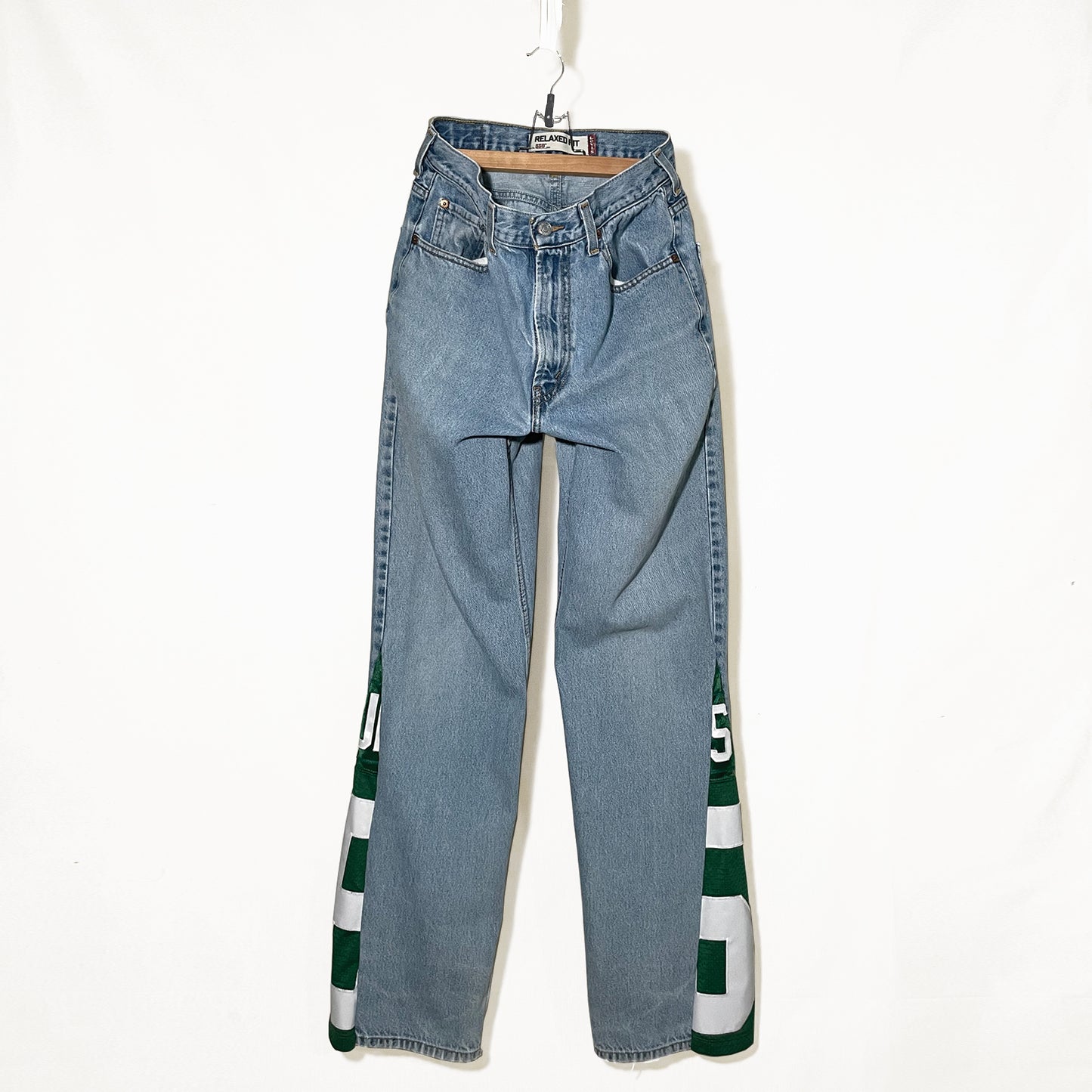 REWORKED FLARE JEANS