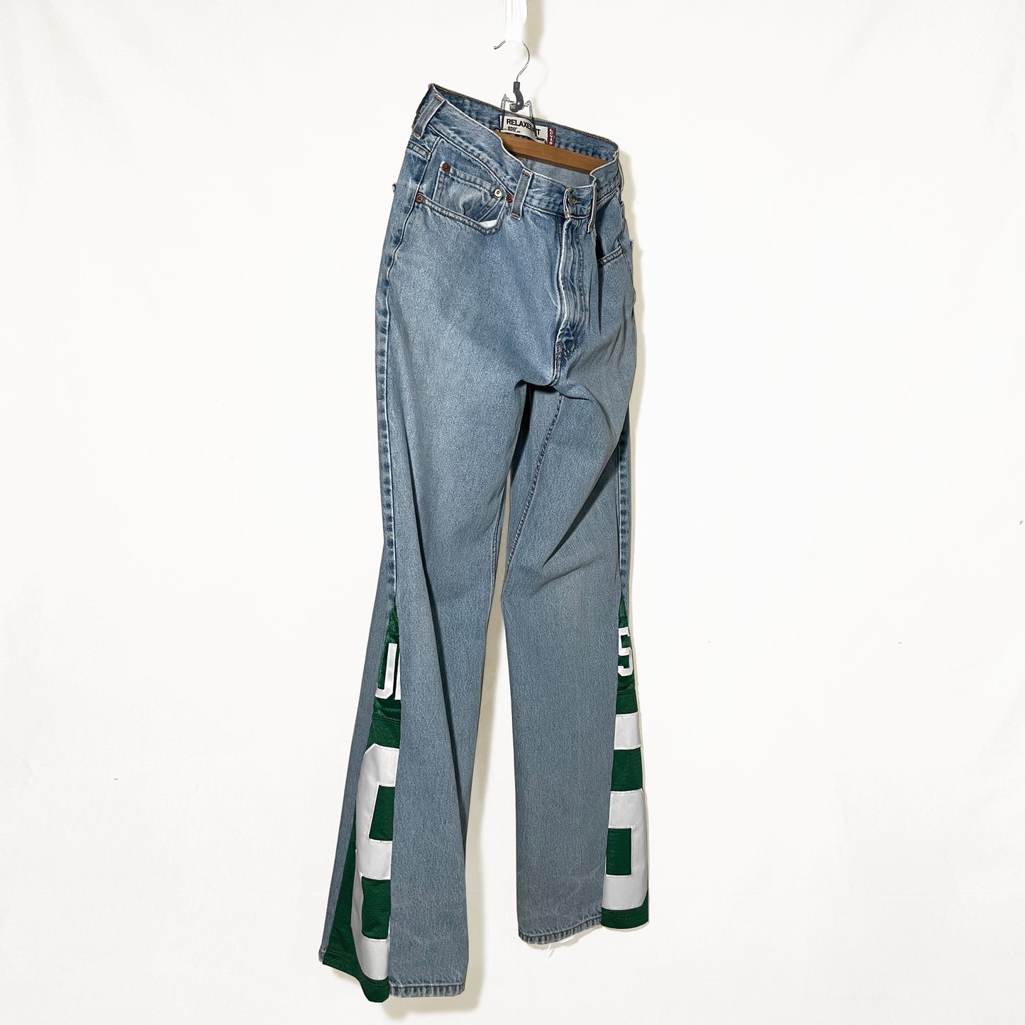 REWORKED FLARE JEANS